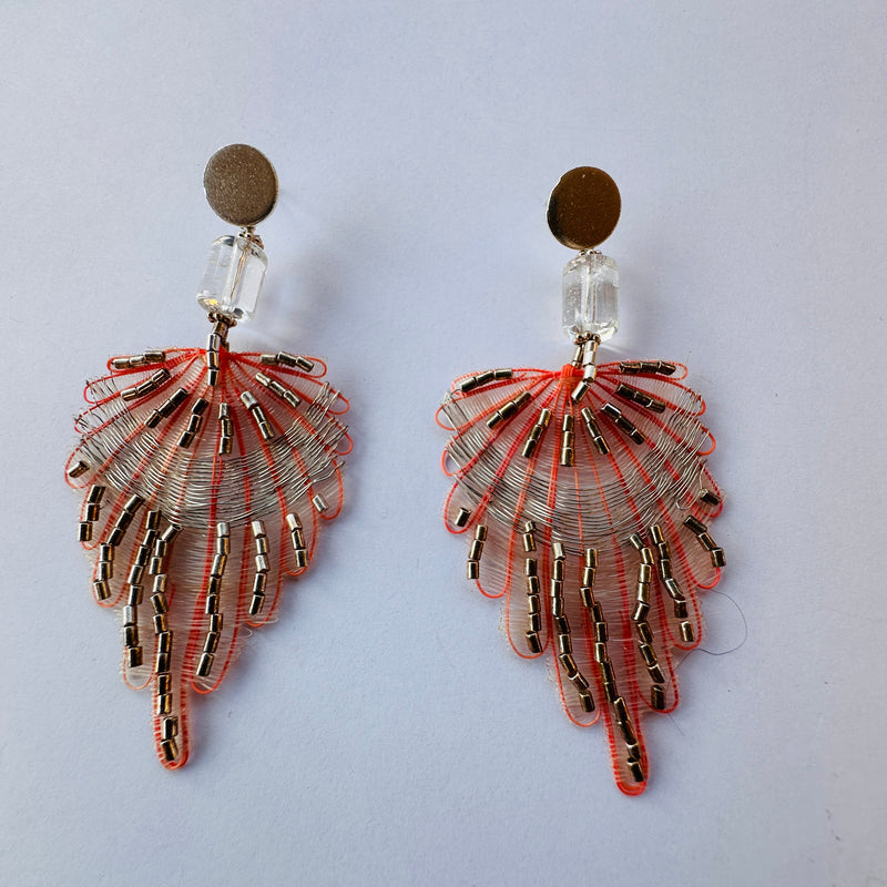 AROS PLUMAS ROSA SILVER