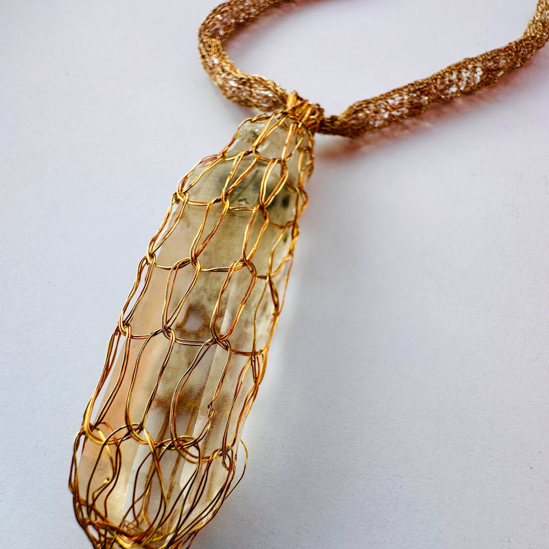 Collar -lazo , Rayo Dorado