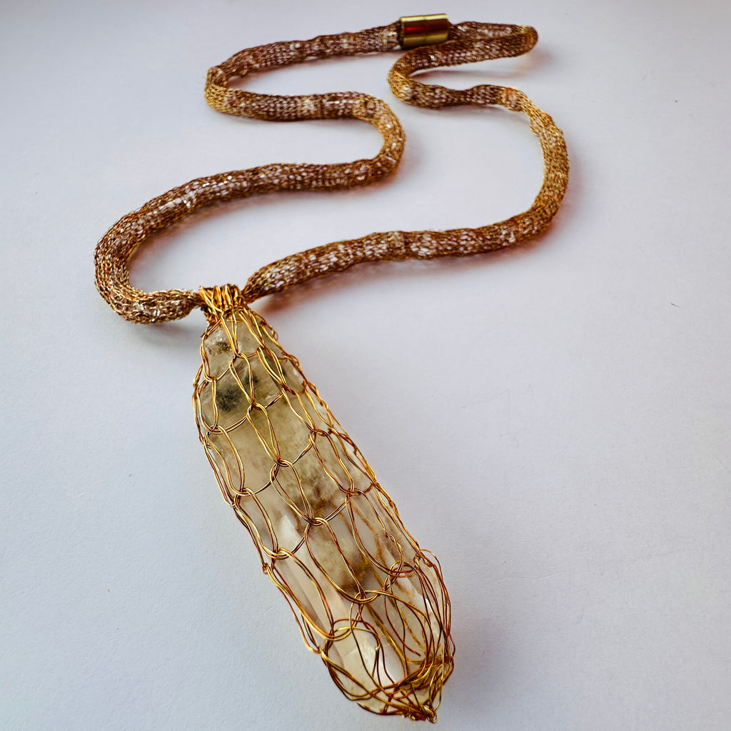 Collar -lazo , Rayo Dorado