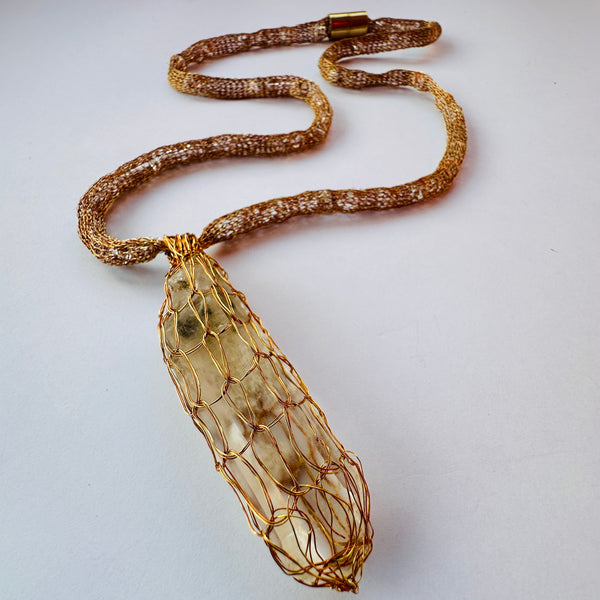 Collar -lazo , Rayo Dorado