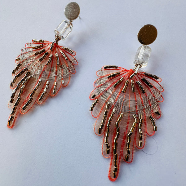 AROS PLUMAS ROSA SILVER