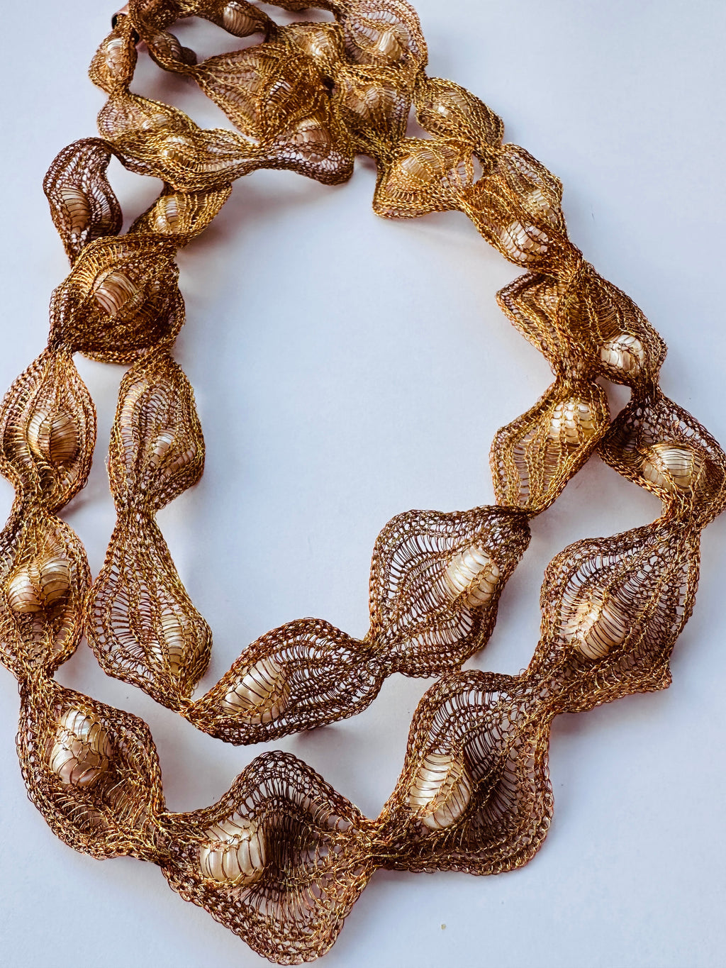 COLLAR OJOS PERLAS