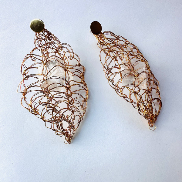 AROS MERKABA  CALCITA PLATA-BRONCE