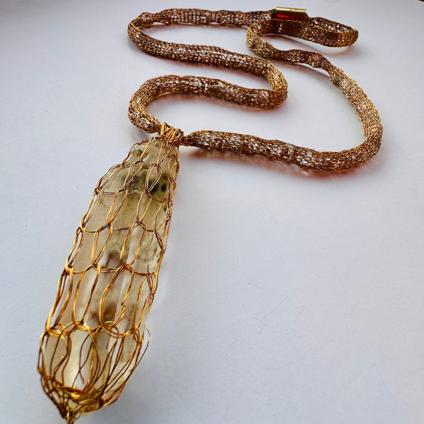 Collar -lazo , Rayo Dorado