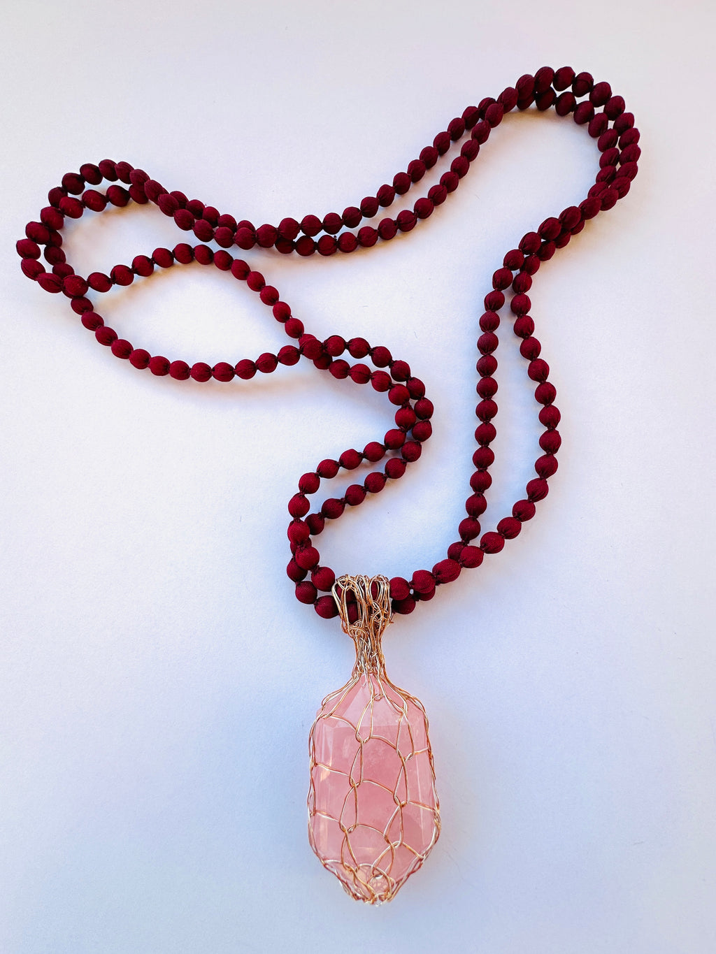 Collar Talismán C Rosa