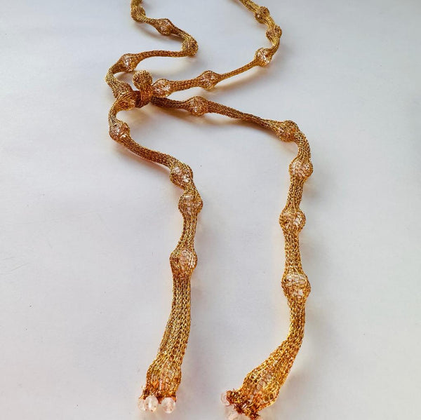 COLLAR LAZO ABIERTO  GOLD