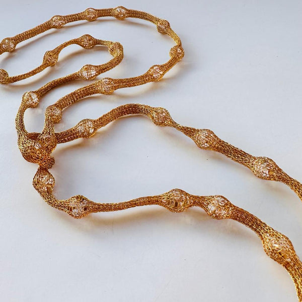 COLLAR LAZO ABIERTO  GOLD