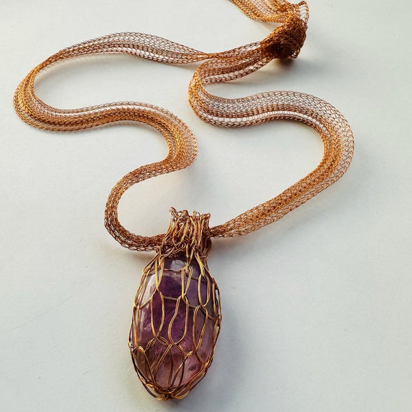 COLLAR LAZO AMATISTA