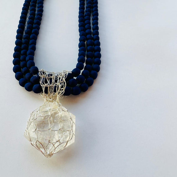 COLLAR TALISMAN MERKABA CRISTAL