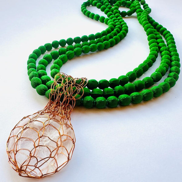 COLLAR TALISMÁN OJO CRISTAL