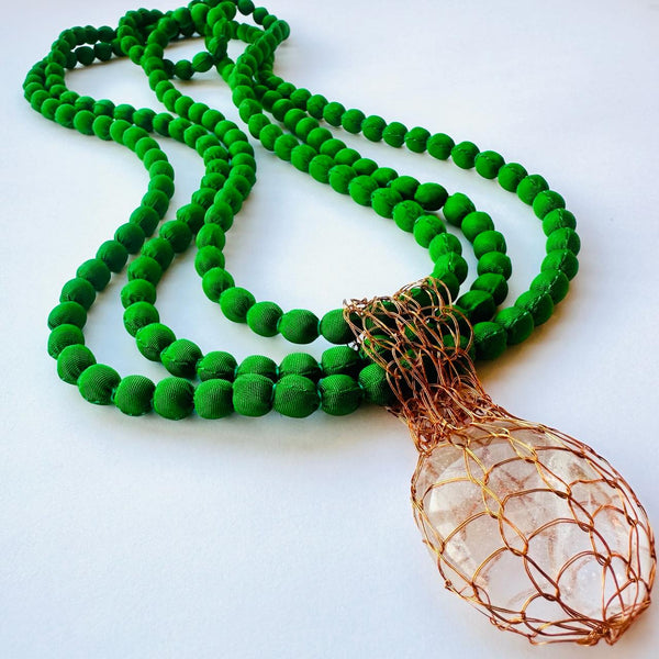 COLLAR TALISMÁN OJO CRISTAL