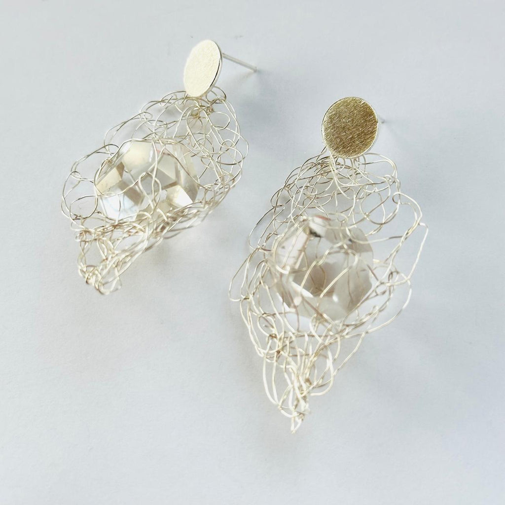 AROS PETALO PLATA DODECAEDRO
