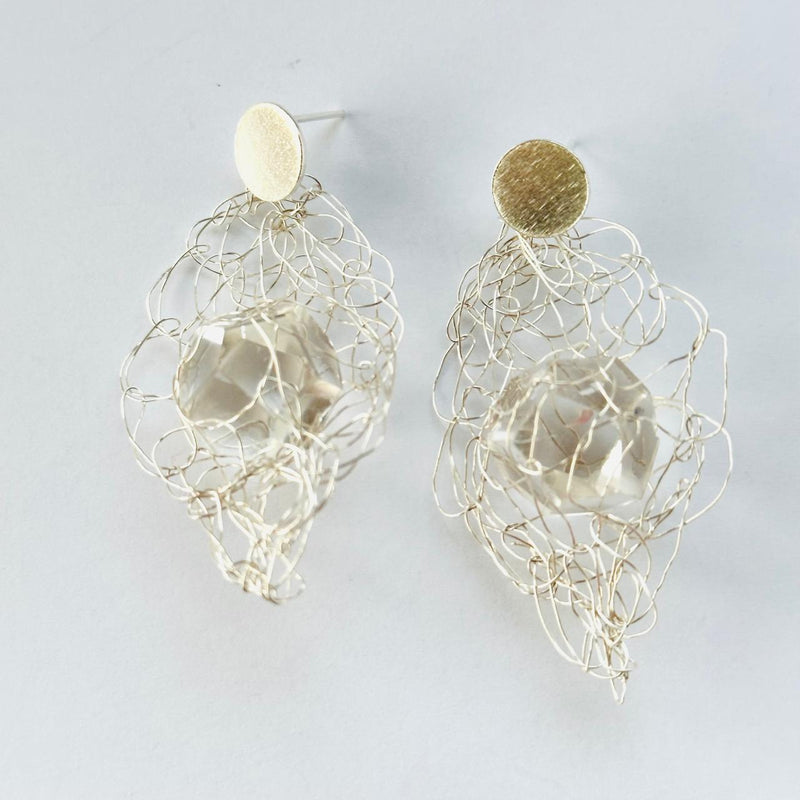 AROS PETALO PLATA DODECAEDRO