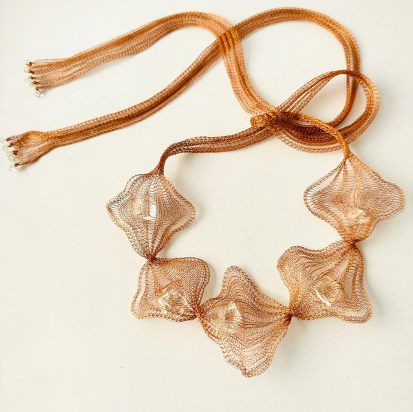 Collier nœud améthyste