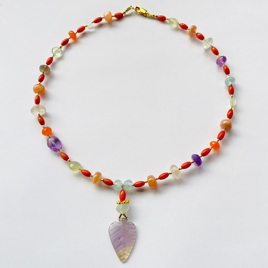 Collar Arcoiris Lavanda