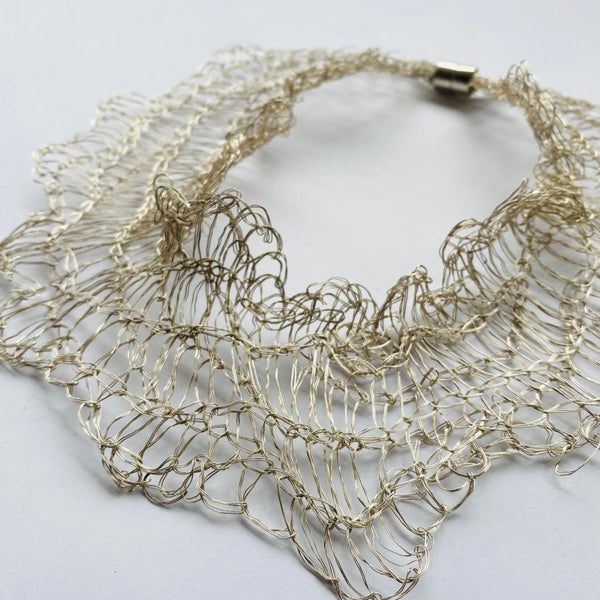 COLLAR GARGANTILLA RED SILVER