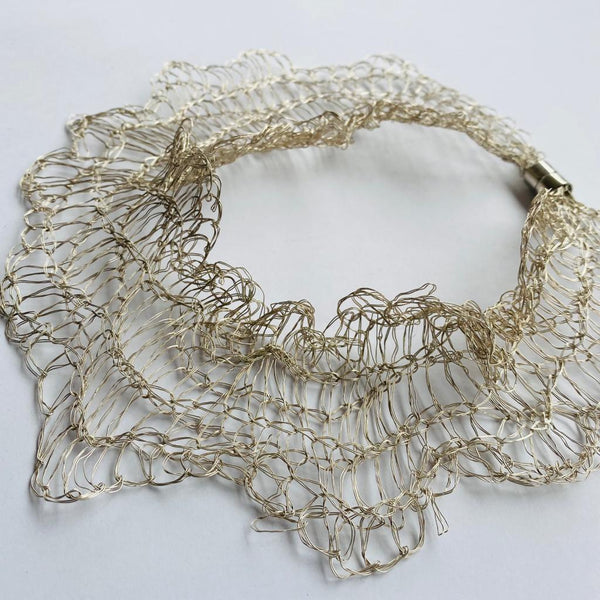 COLLAR GARGANTILLA RED SILVER