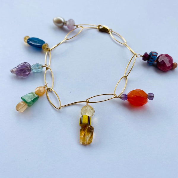 PULSERA ARCOIRIS CADENA 1