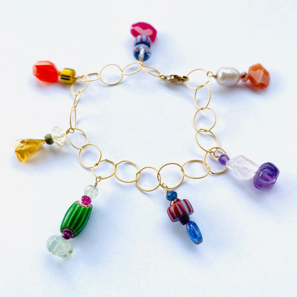 PULSERA ARCOIRIS CADENA 4