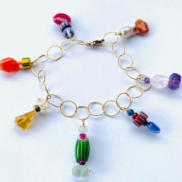 PULSERA ARCOIRIS CADENA 4