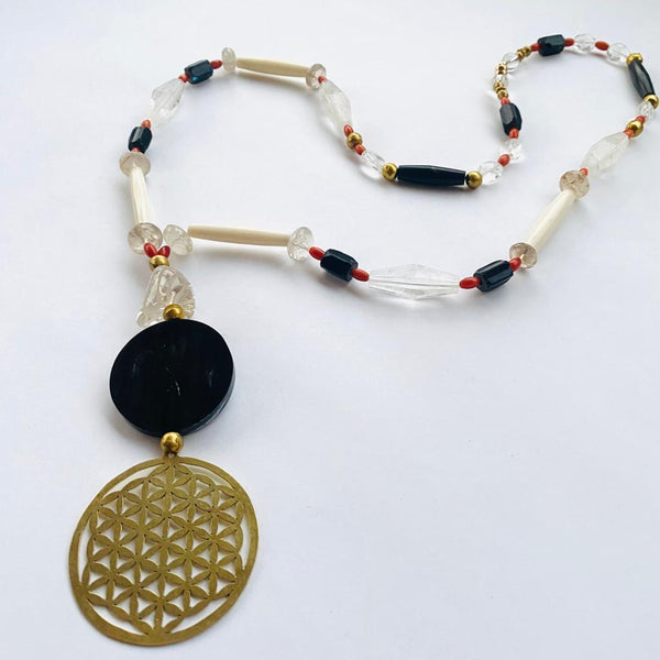 COLLAR FLOR DE LA VIDA GOLD