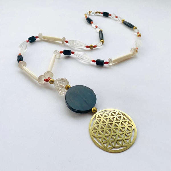 COLLAR FLOR DE LA VIDA GOLD