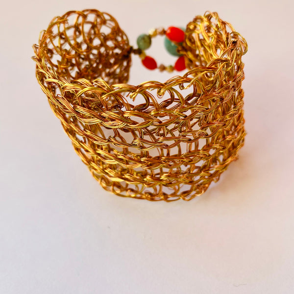 BRACELET AMAZONITE ROUGE CORAIL 2