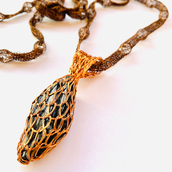 COLLIER TOURMALINE NOIR