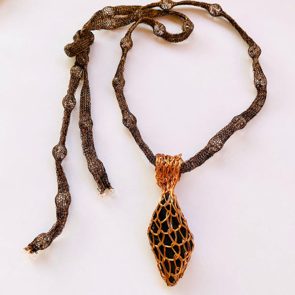 COLLIER TOURMALINE NOIR