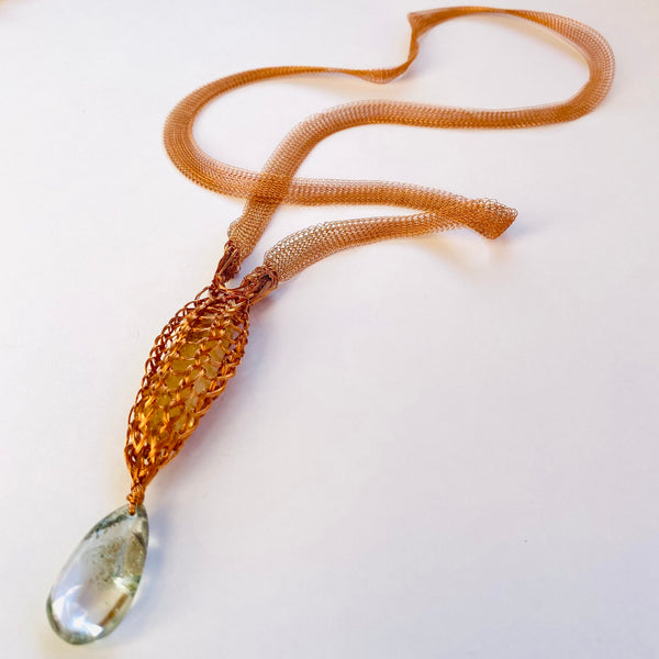 COLLAR CHUSPA CITRINO