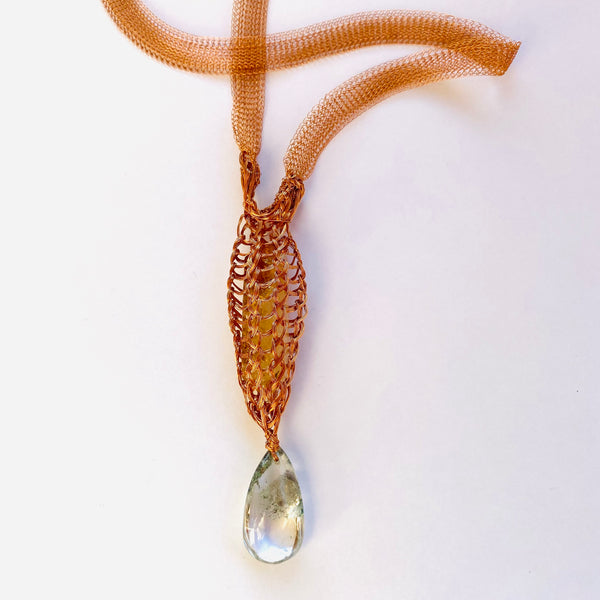 COLLAR CHUSPA CITRINO