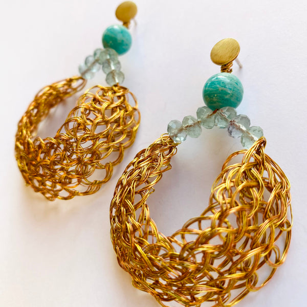 BOUCLES D'OREILLES BRONZE AMAZON