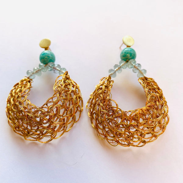 BOUCLES D'OREILLES BRONZE AMAZON
