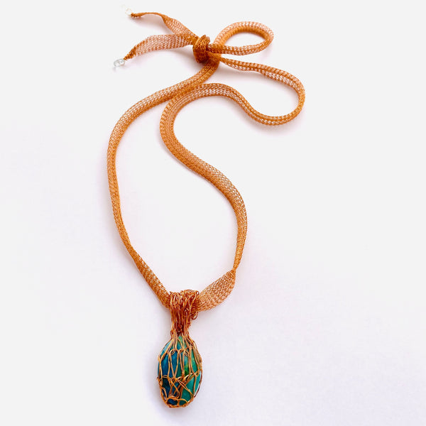 COLLAR LAZO CRISOCOLA