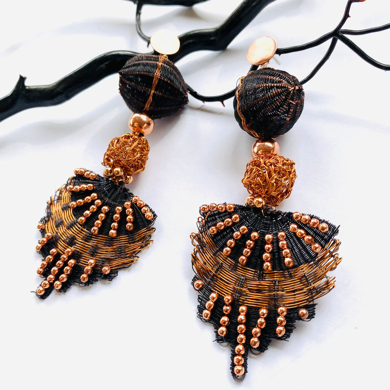 AROS PLUMAS BLACK COPPER