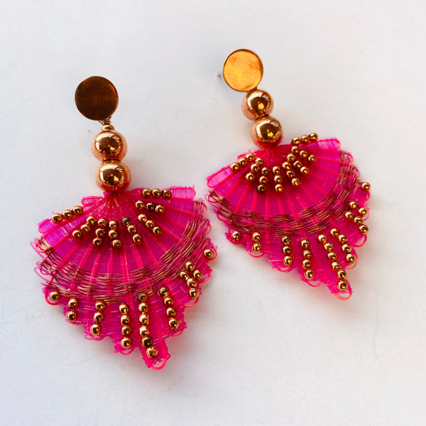 AROS PLUMAS  FUCSIA COPPER