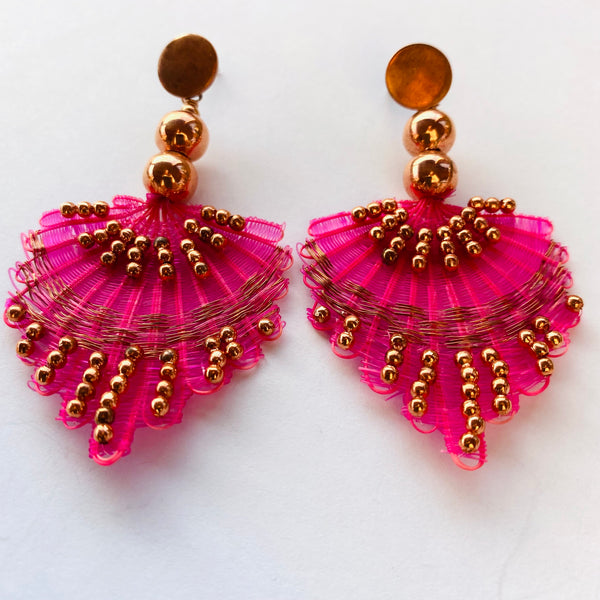 AROS PLUMAS  FUCSIA COPPER