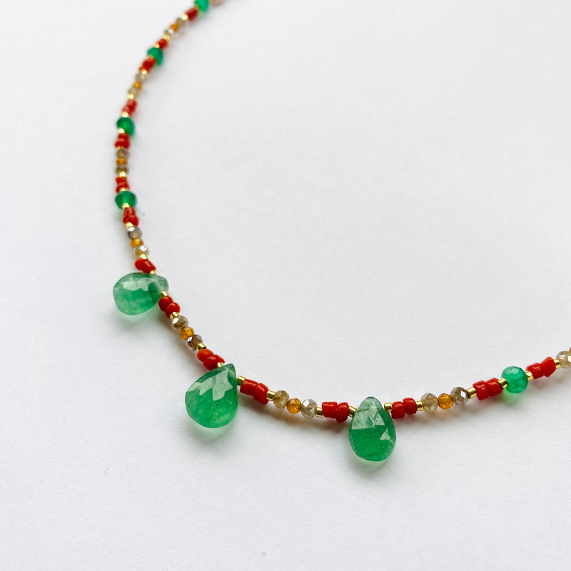 GARGANTILLA  ONIX VERDE