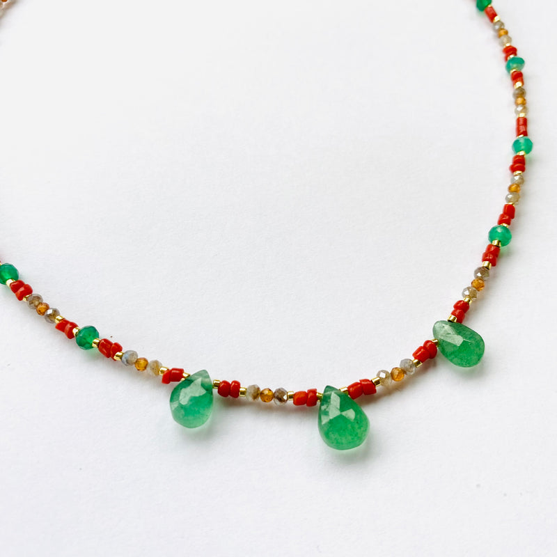 GARGANTILLA  ONIX VERDE