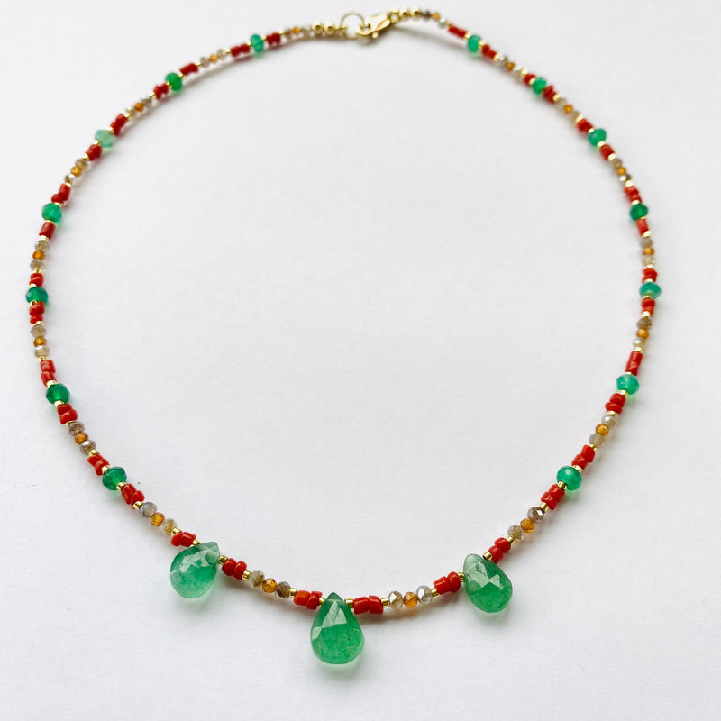 GARGANTILLA  ONIX VERDE