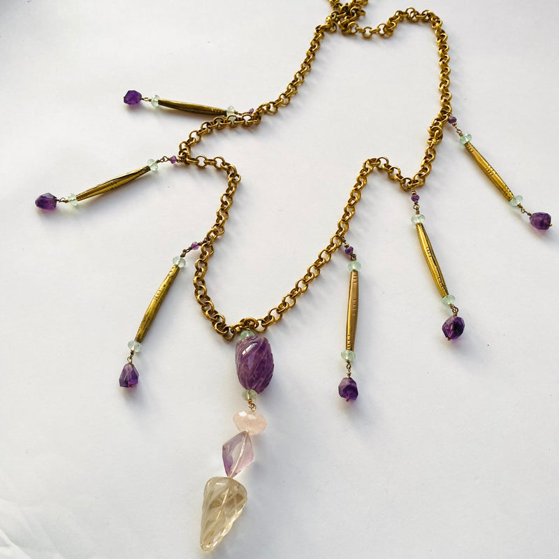 COLLAR FLECOS AMATISTA