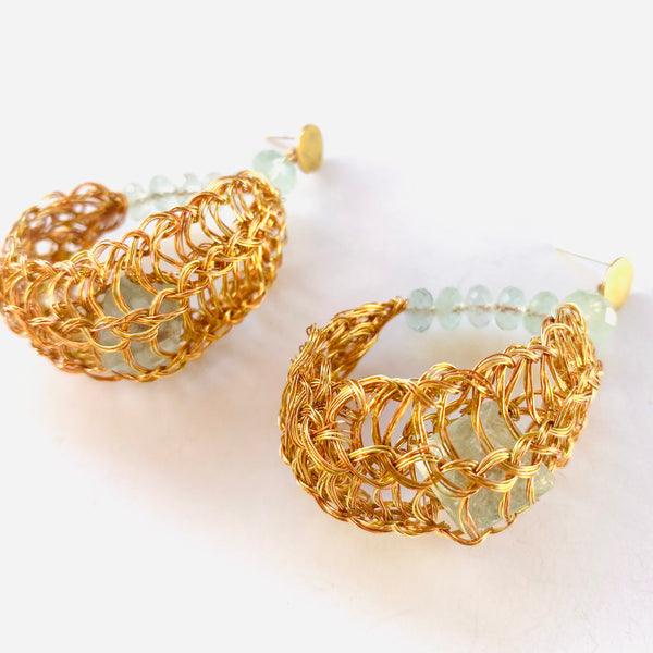 BOUCLES D'OREILLES CORAIL