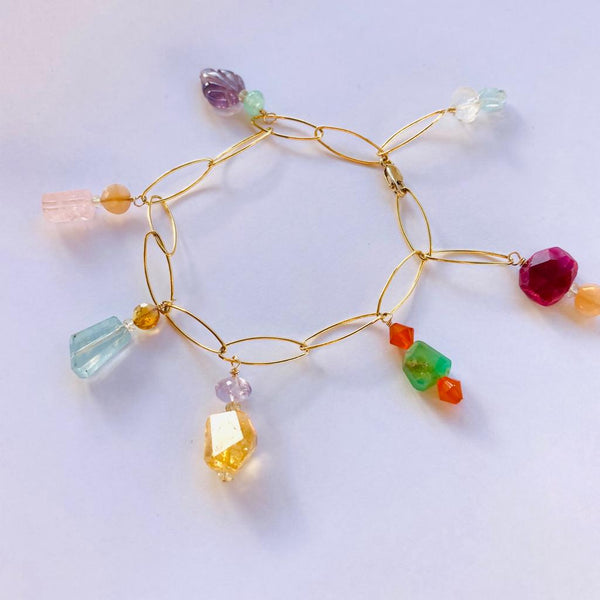 PULSERA ARCOIRIS CADENA