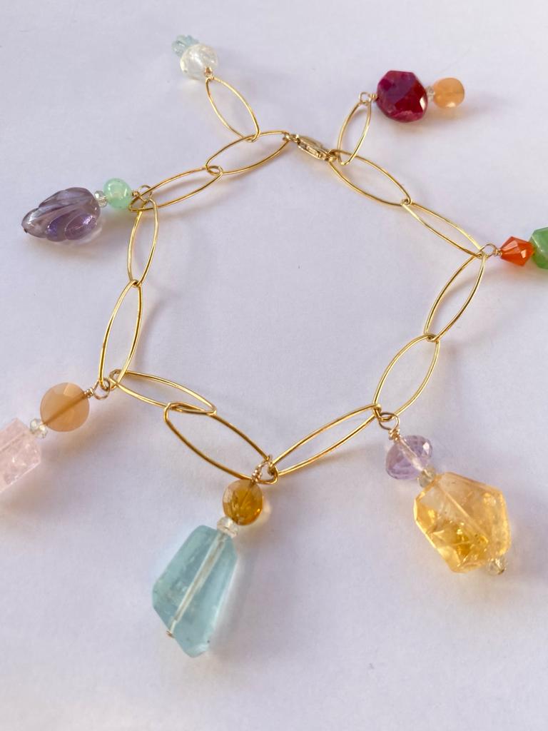PULSERA ARCOIRIS CADENA